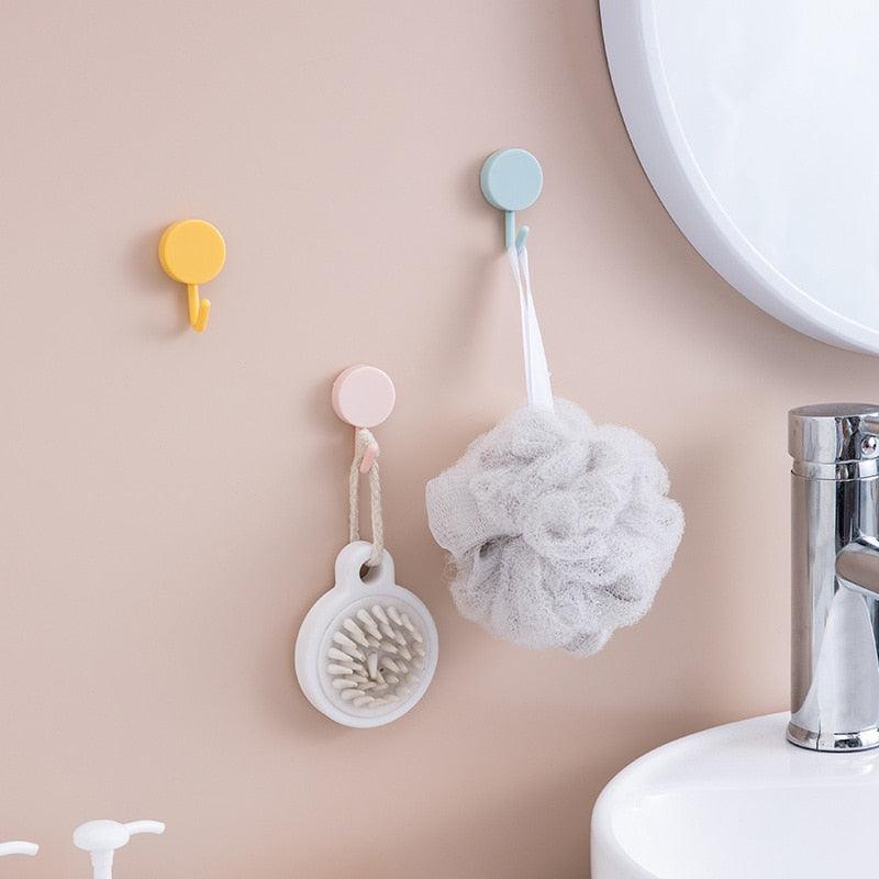 Pack of 10 Self Adhesive Wall Hooks