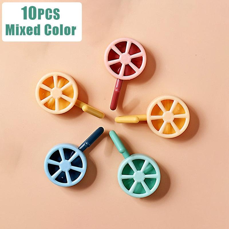 Pack of 10 Self Adhesive Wall Hooks