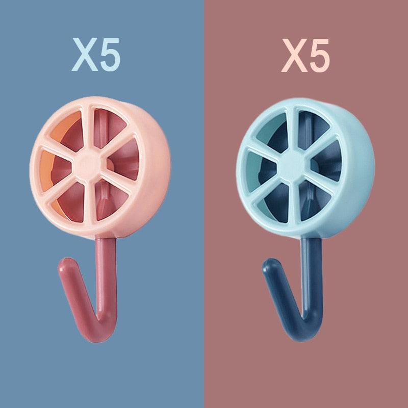 Pack of 10 Self Adhesive Wall Hooks