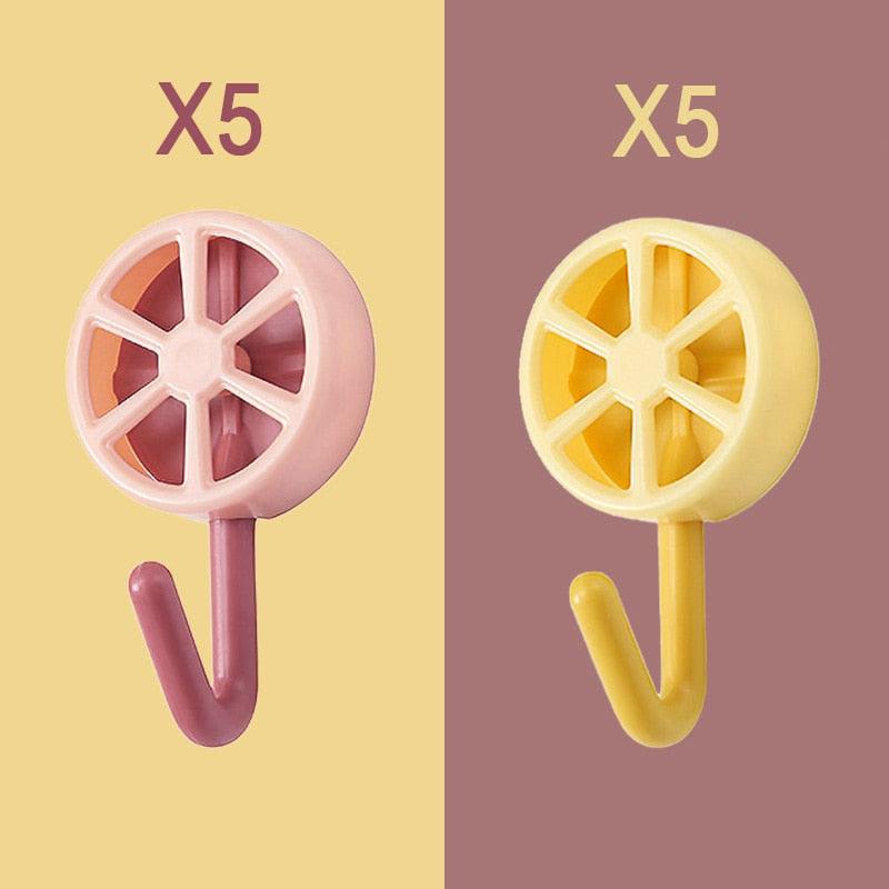 Pack of 10 Self Adhesive Wall Hooks