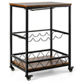Kitchen Bar Cart on Wheels