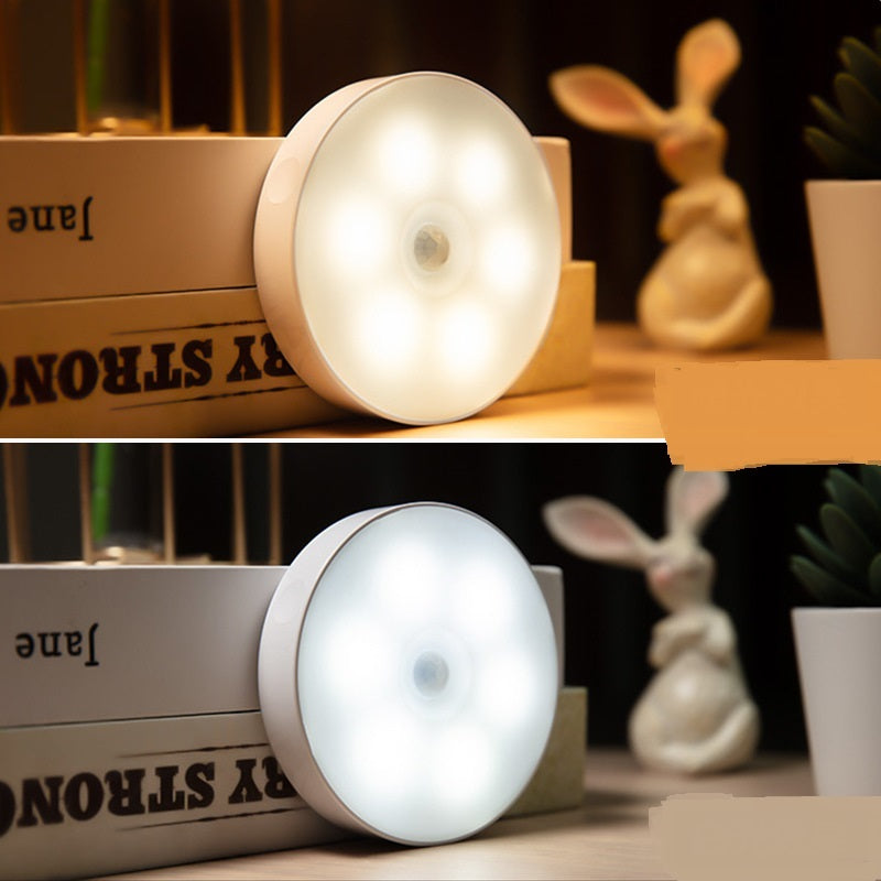 Rechargeable Motion Sensor Puck Lights — Pack of 1–8