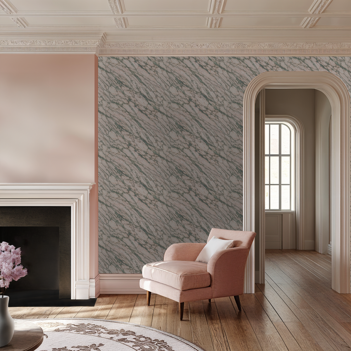 Rose Stone Removable Wallpaper