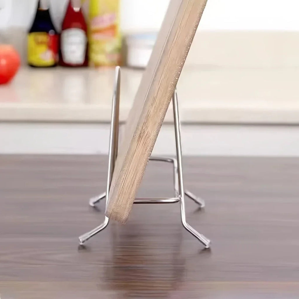 Cutting Board & Knife Rack Stand — Space-Saving Kitchen Organizer