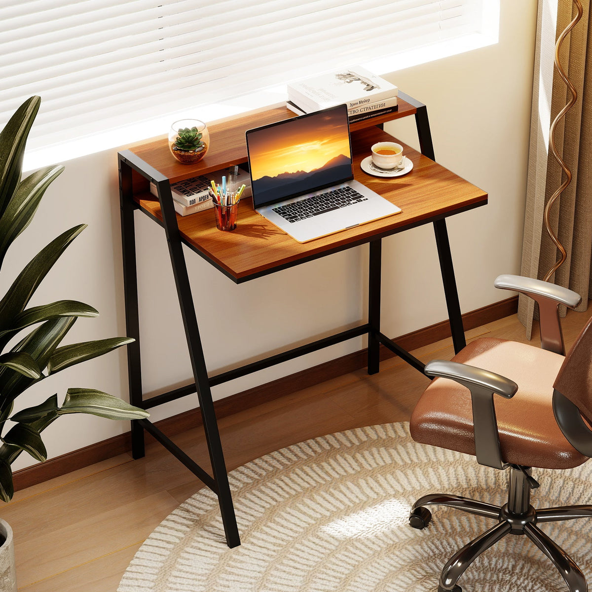 2 Tier Minimalist Desk