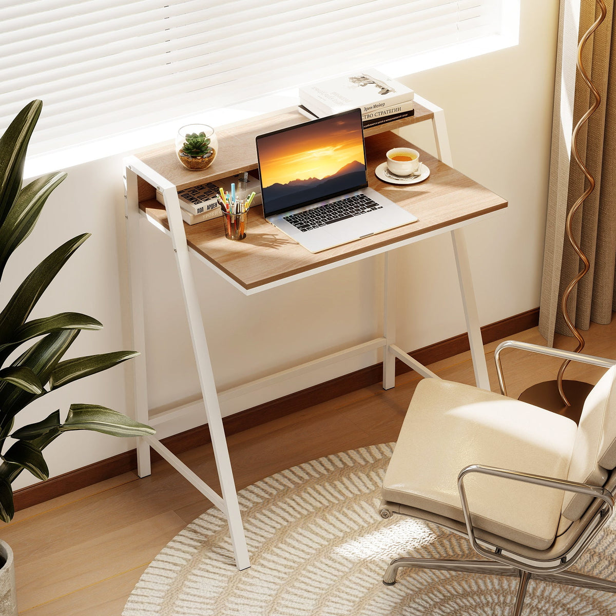 2 Tier Minimalist Desk