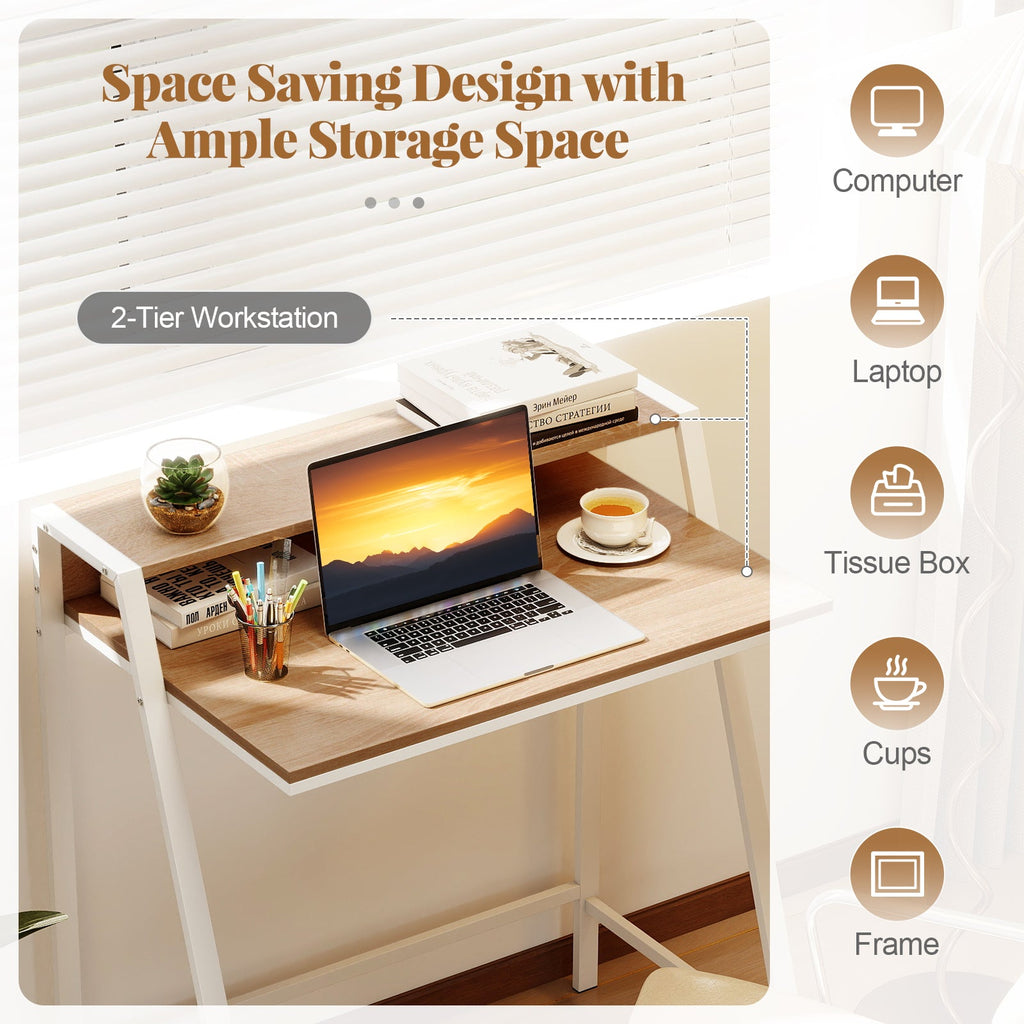 2 Tier Minimalist Desk
