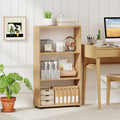 3-Tier Bookcase 42 inch Tall Book Shelf