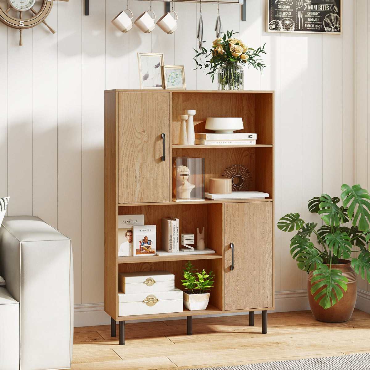 Freestanding Bookcase/Storage Cabinet