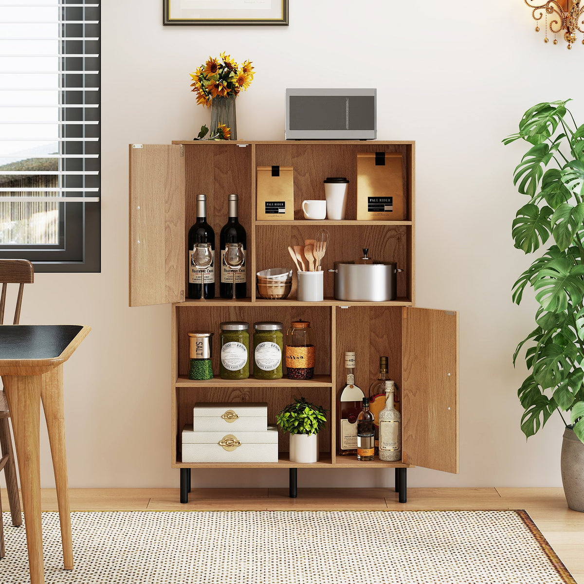 Freestanding Bookcase/Storage Cabinet