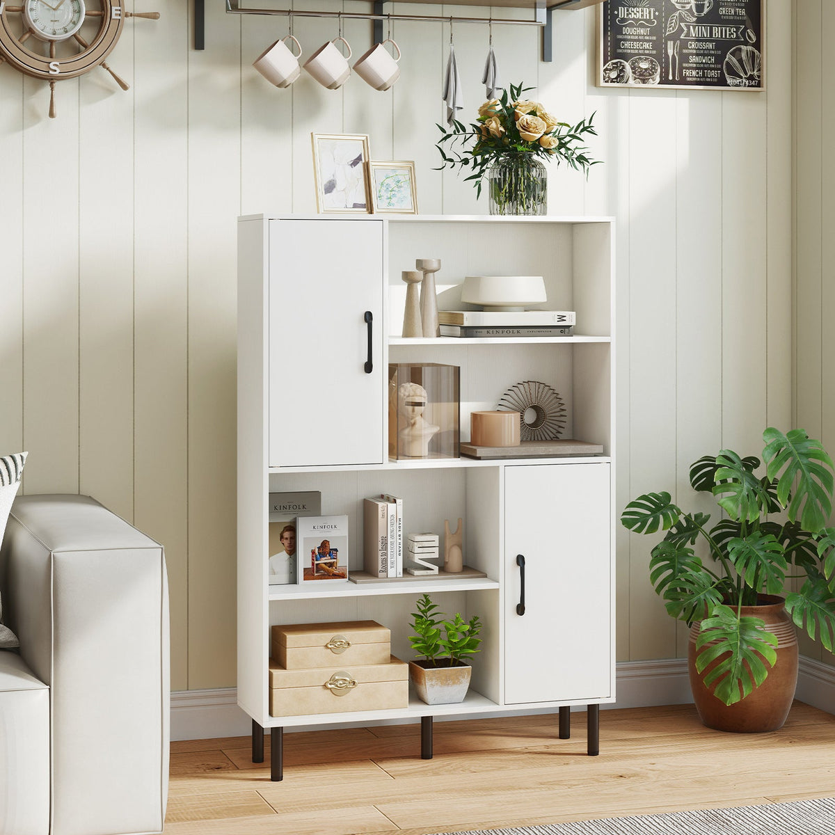 Freestanding Bookcase/Storage Cabinet