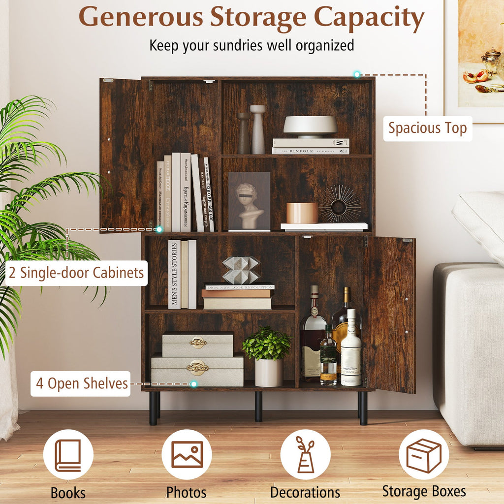 Freestanding Bookcase/Storage Cabinet