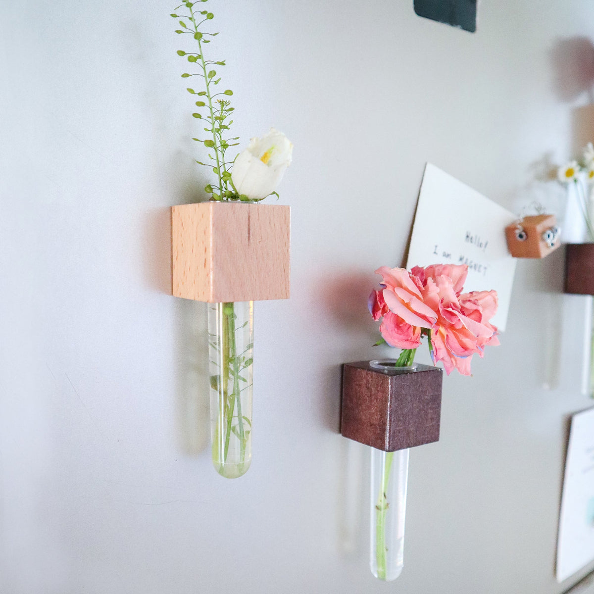 Mini Vase Magnets – Set of 2