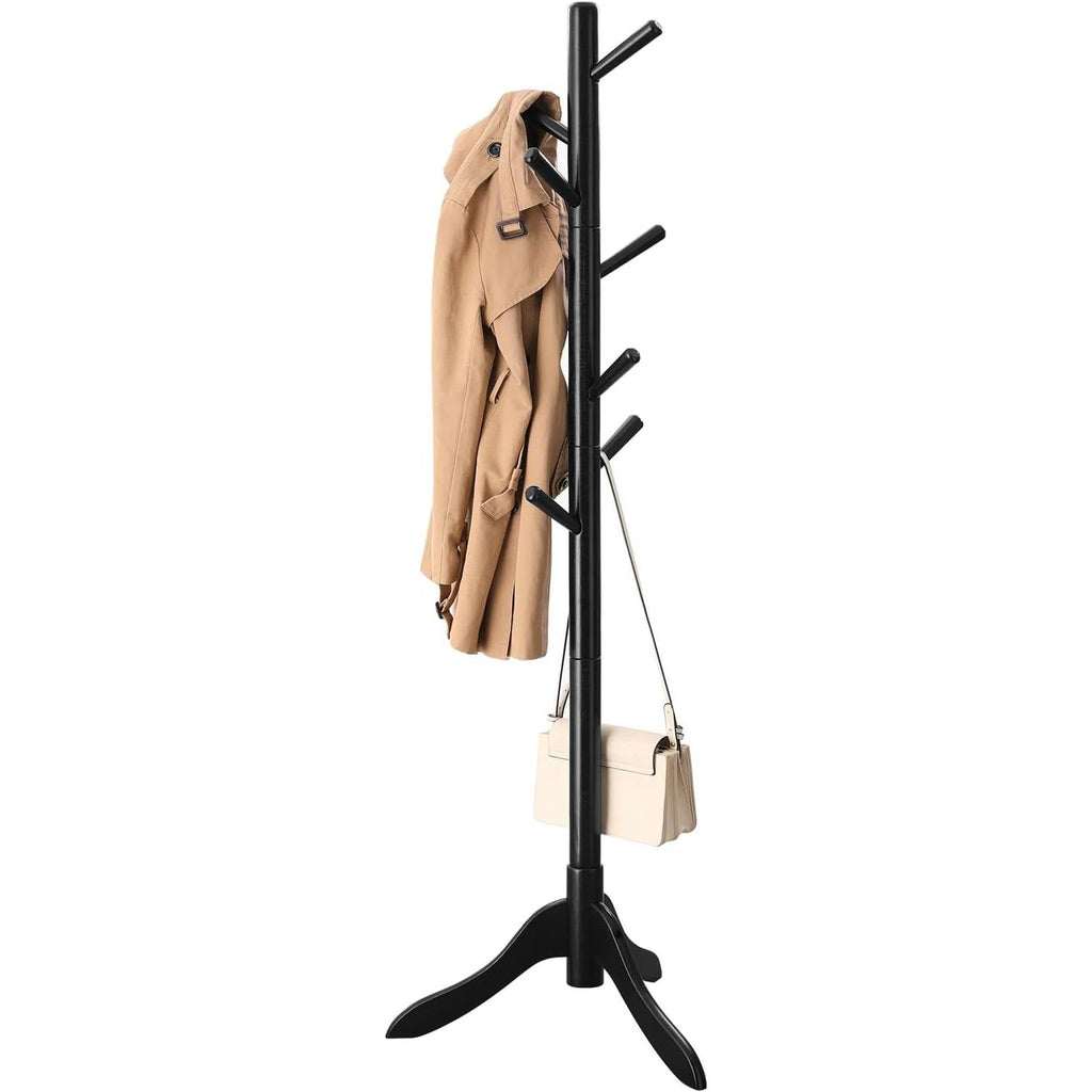 Solid Wood Modern Coat Rack