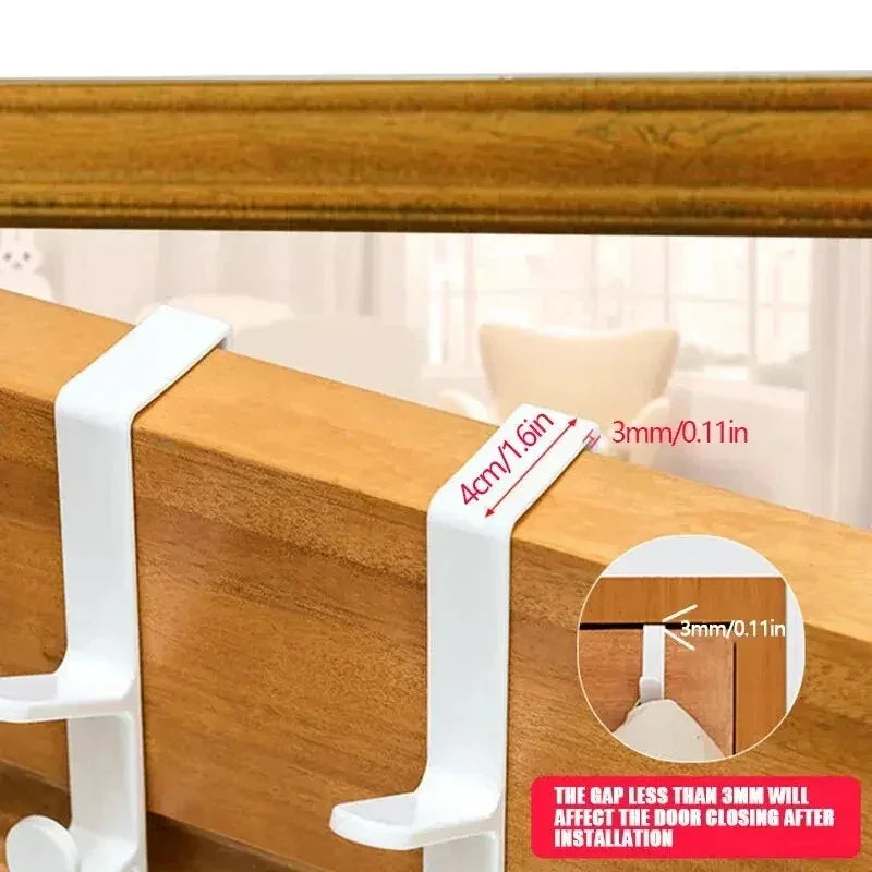 Over-Door Hooks — No-Drill Storage for Any Room