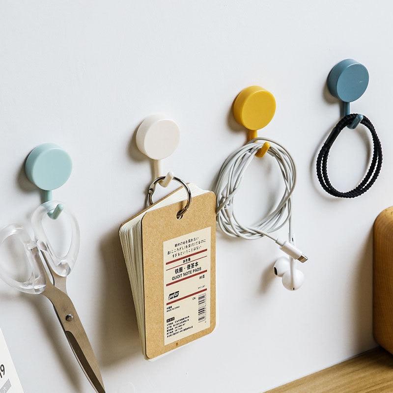 Pack of 10 Self Adhesive Wall Hooks