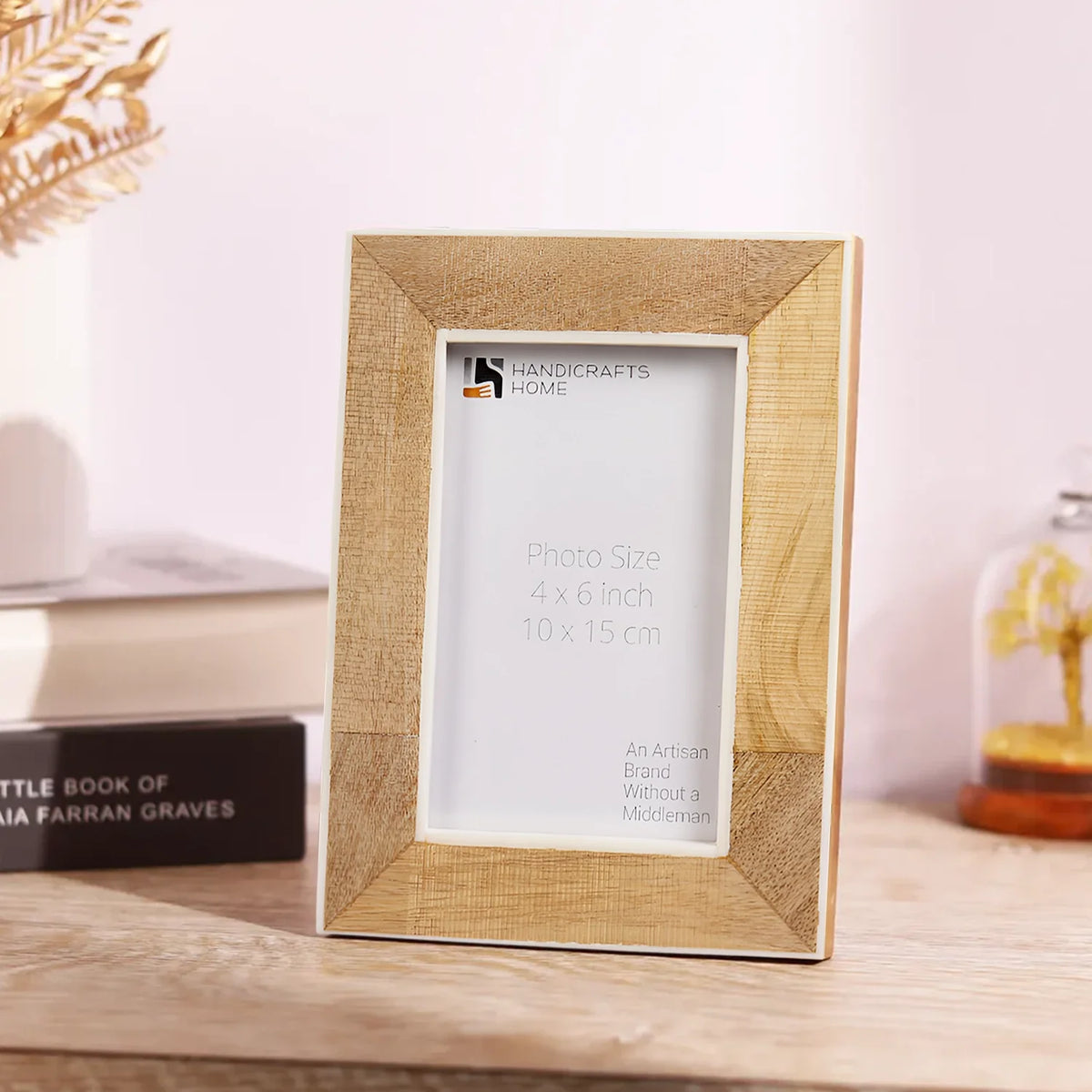 Wood Resin Inlay Picture Frame