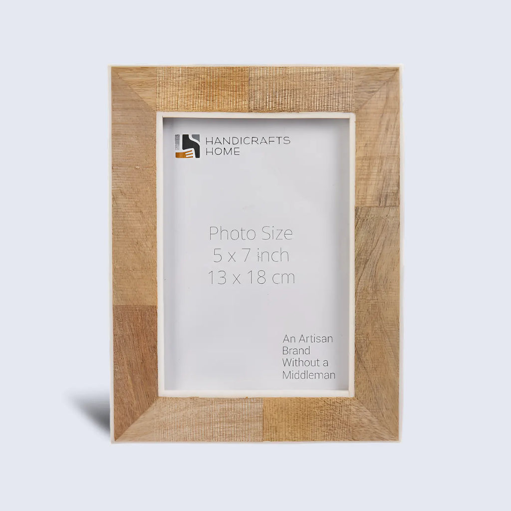 Wood Resin Inlay Picture Frame