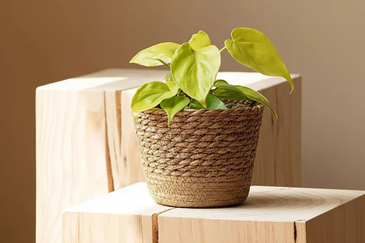 Woven Seaweed Planter