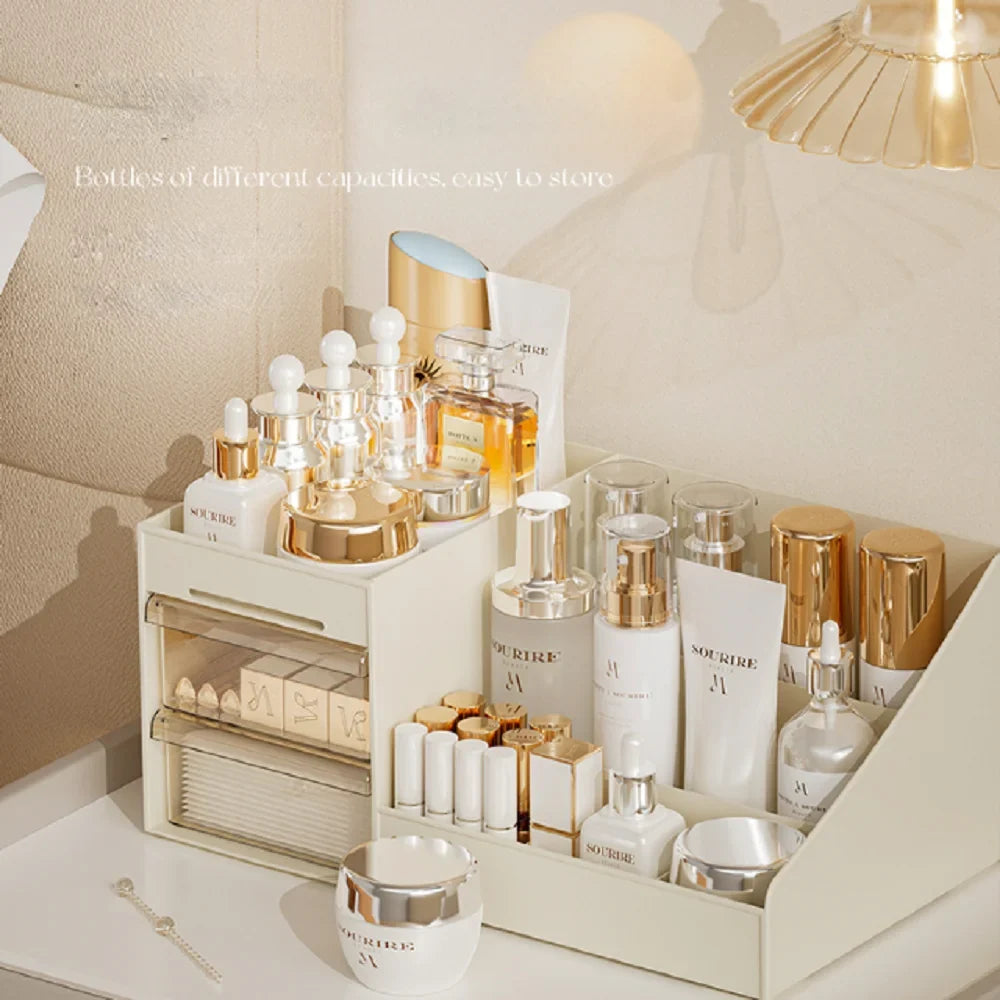 Tiered Vanity Organizer with Drawers
