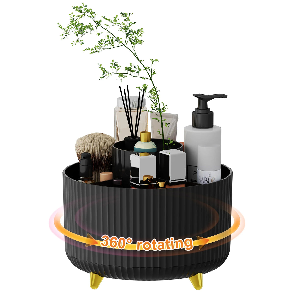 360° Rotating Makeup Organizer