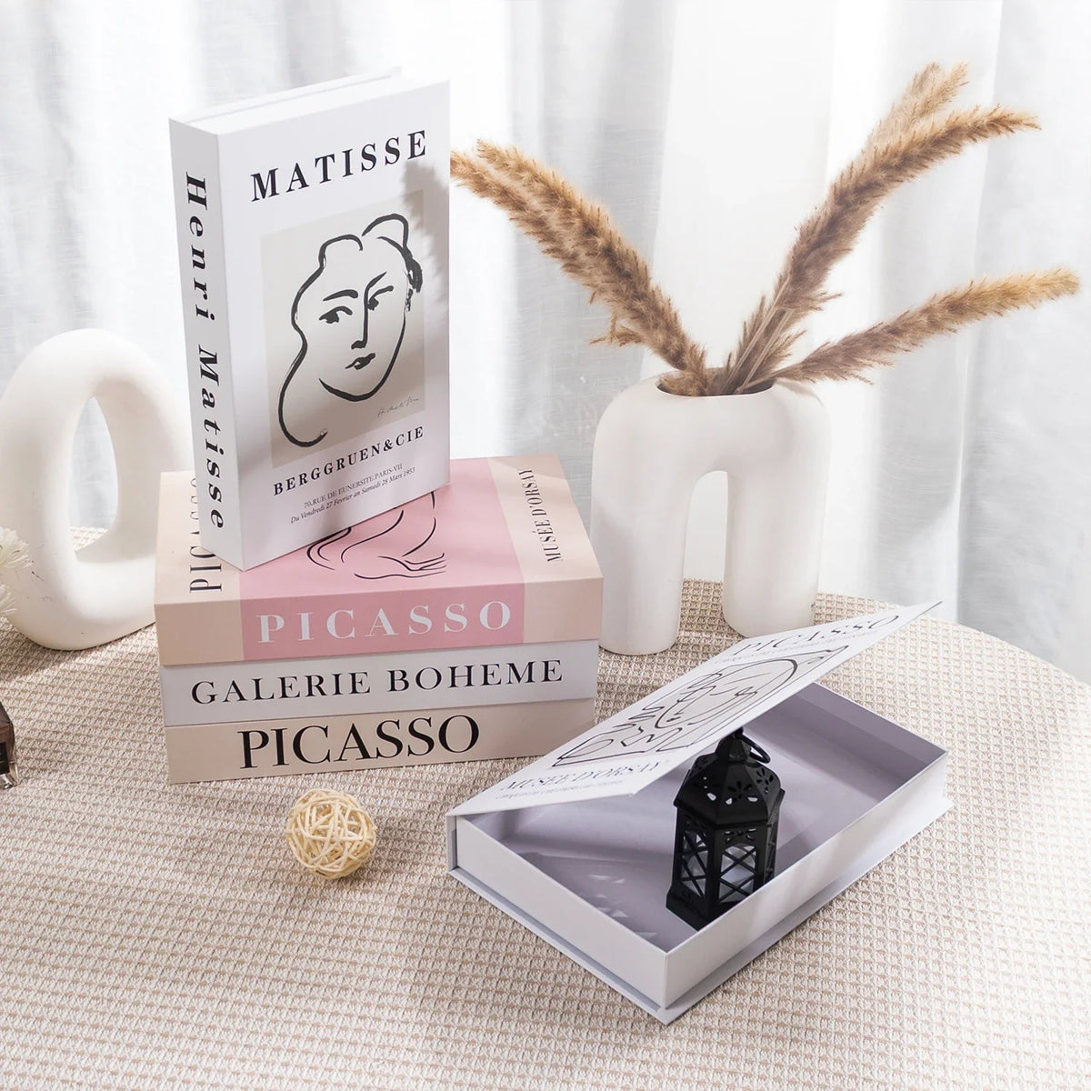 Decorative Book Box with Magnetic Closure