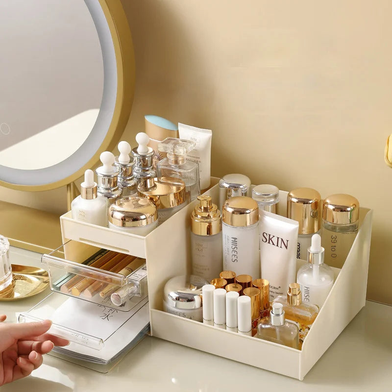 Tiered Vanity Organizer with Drawers