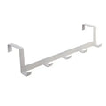 5-Hook Over-the-Door Organizer Rack
