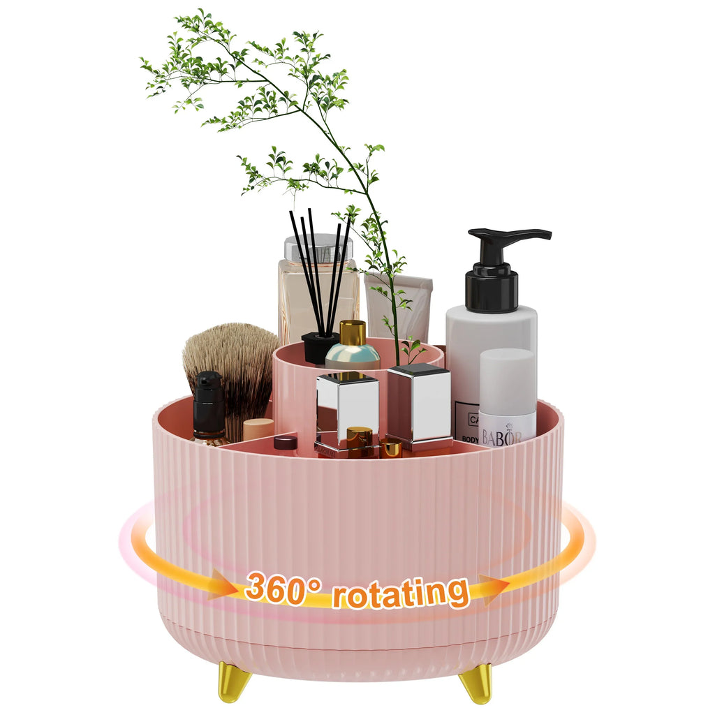 360° Rotating Makeup Organizer