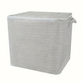 Large Woven Storage Bin with Lid