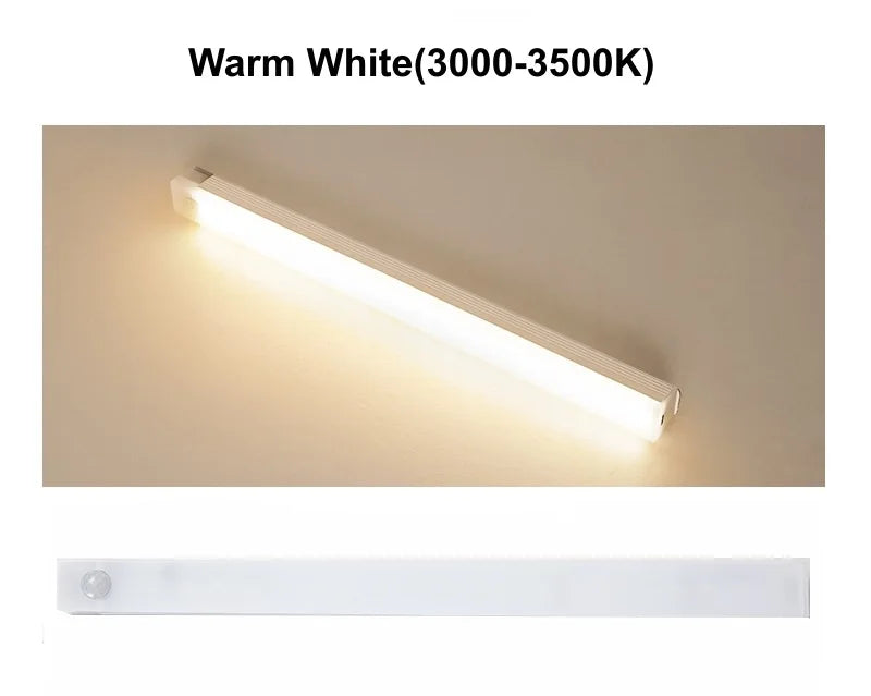 Under-Cabinet LED Bar Light — Rechargeable, Dimmable, Motion Sensor