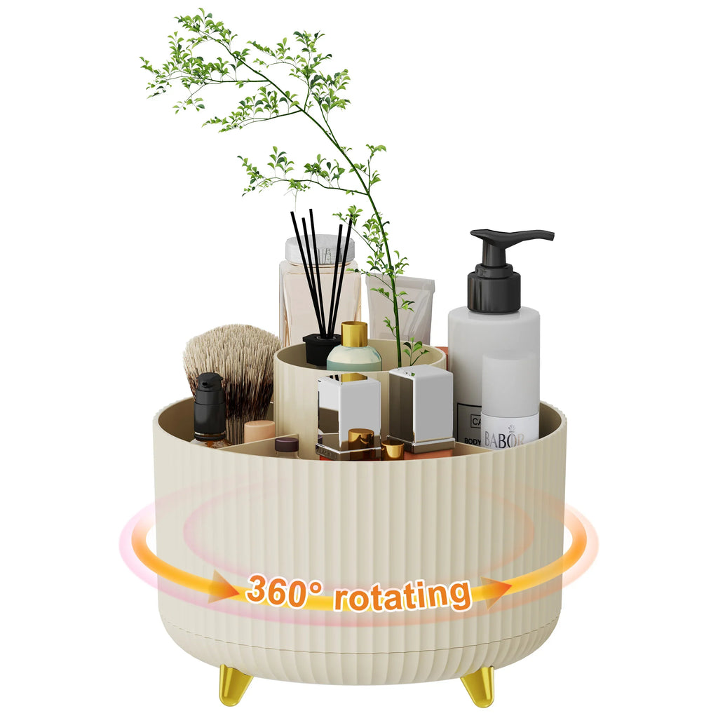 360° Rotating Makeup Organizer