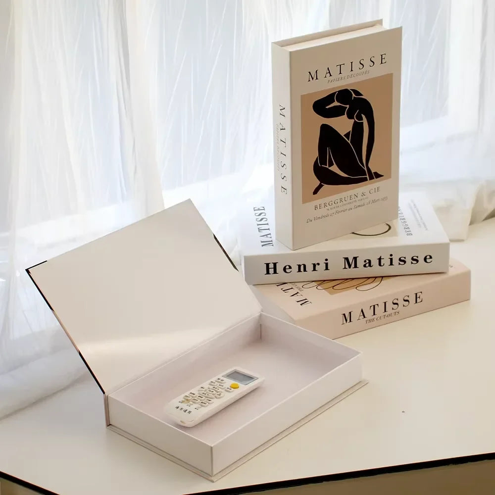 Decorative Book Box with Magnetic Closure