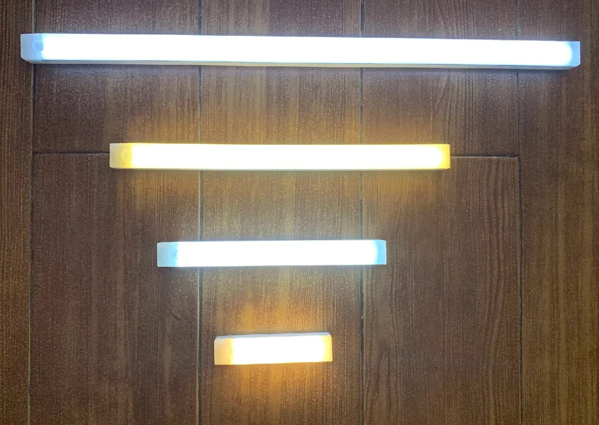 Under-Cabinet LED Bar Light — Rechargeable, Dimmable, Motion Sensor