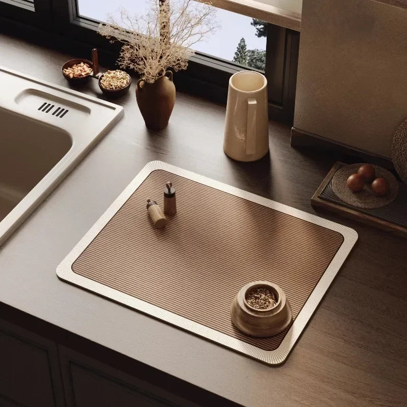 Non-Slip Minimalist Sink Mat
