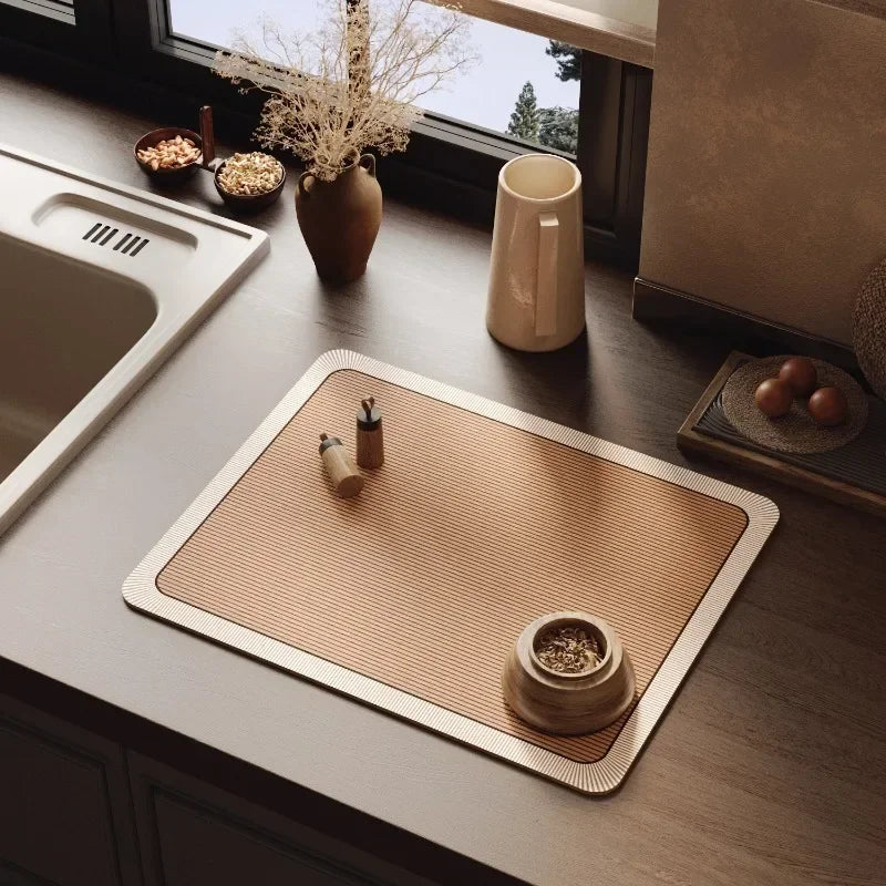 Non-Slip Minimalist Sink Mat