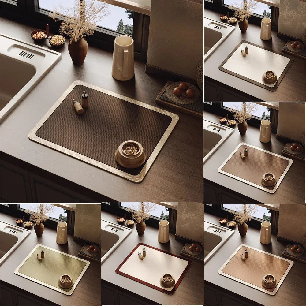 Non-Slip Minimalist Sink Mat