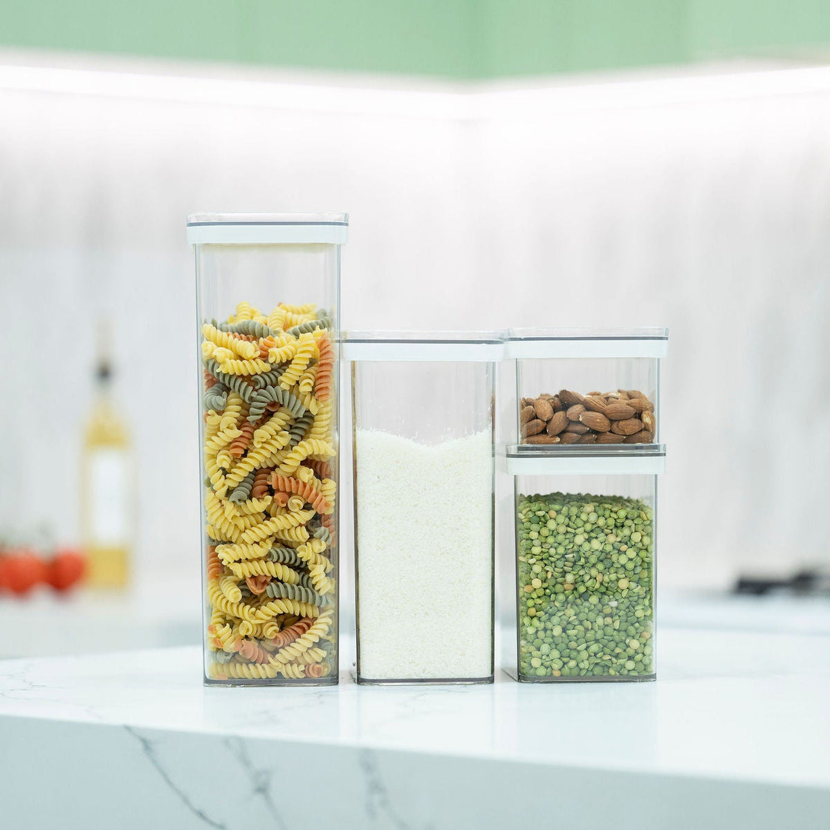 Clear Airtight Stackable Containers