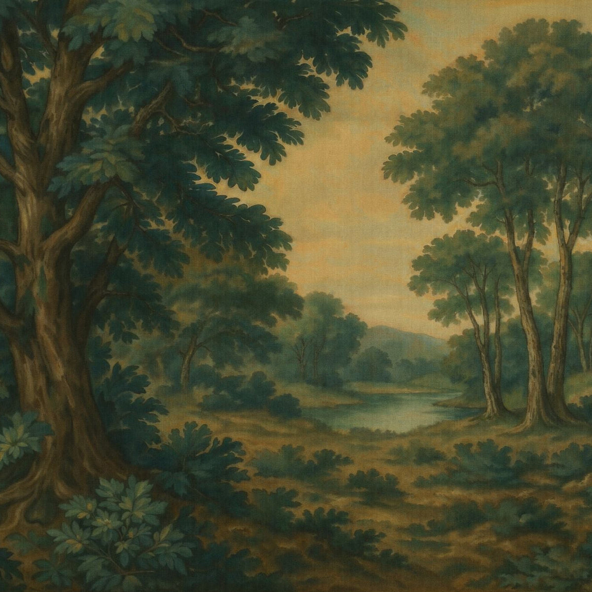 Verdure Grove Removable Wallpaper