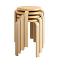 Stackable Bentwood Nesting Stools Set of 4