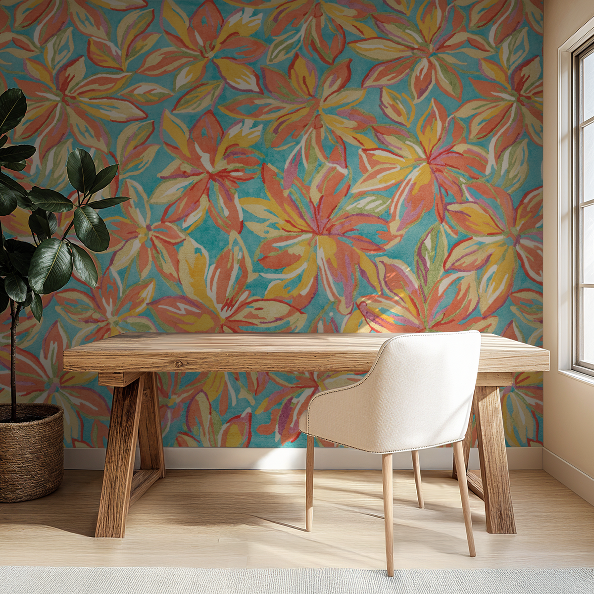 Bloomora Removable Wallpaper