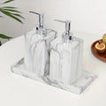 Refillable Press Dispenser Bottle — Minimalist Bathroom Organizer