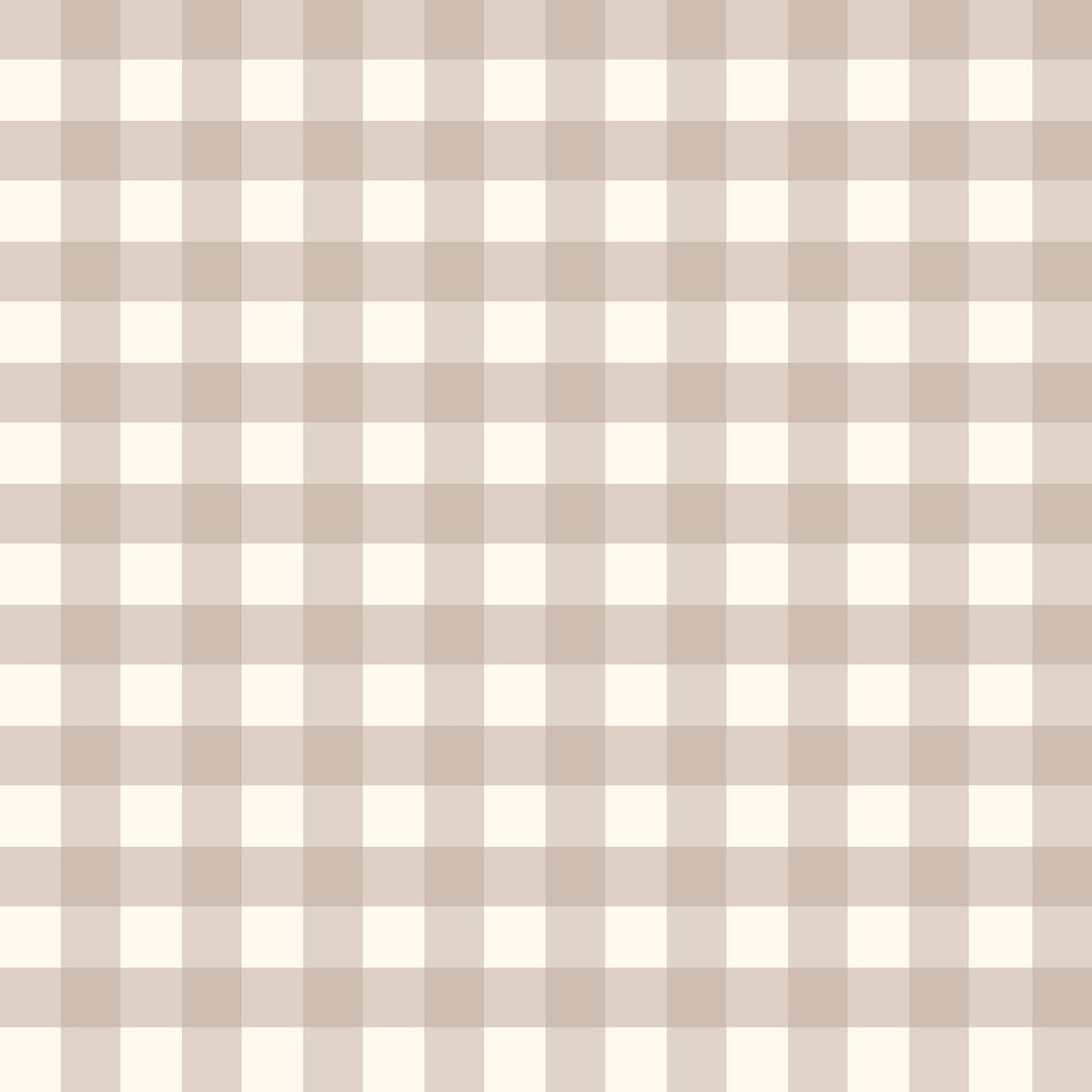 Willowside Gingham (Tan) Removable Wallpaper