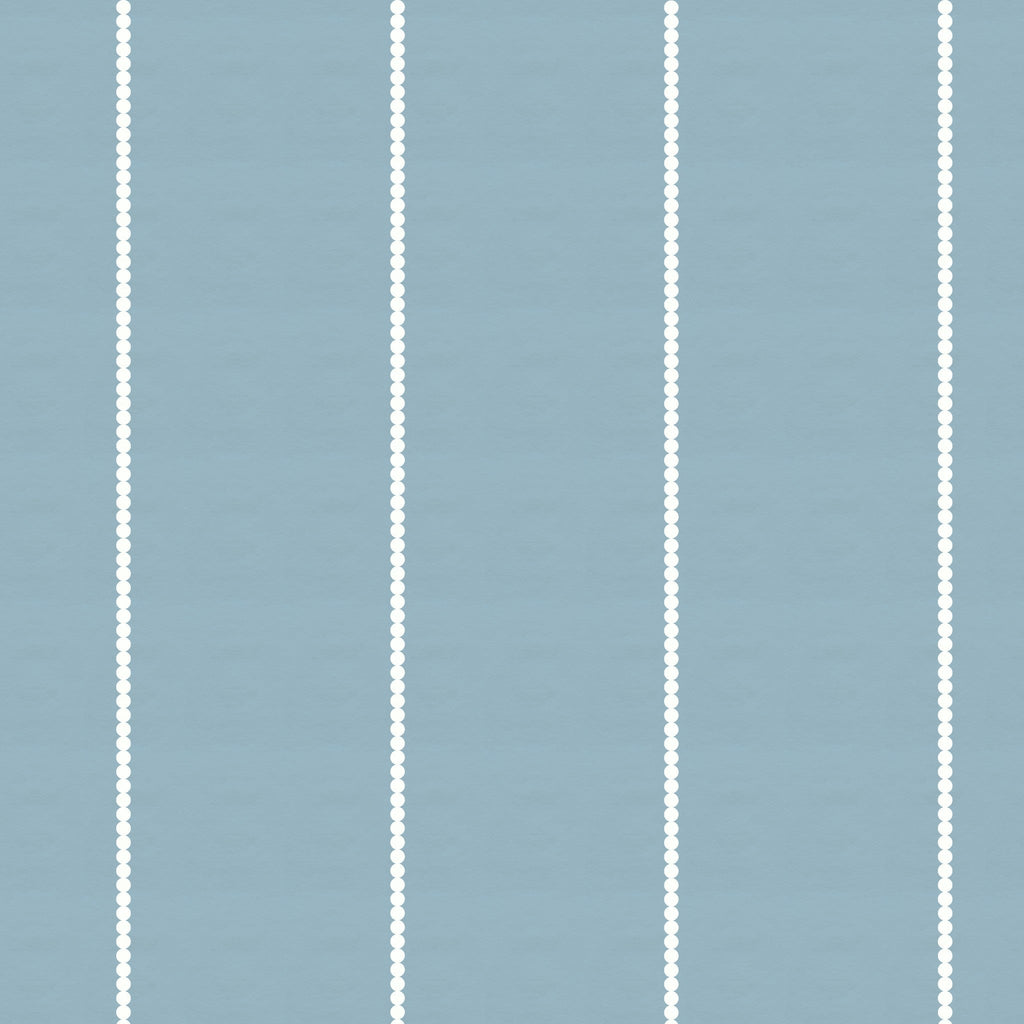 Pinstripe Dot (Blue) Removable Wallpaper