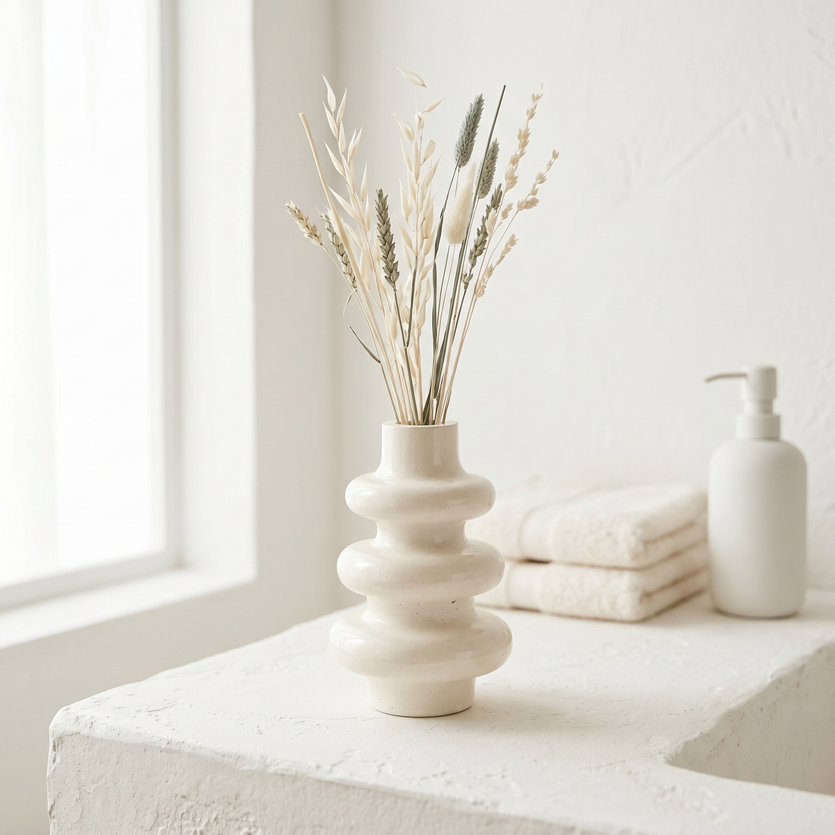 Stacked Bubble 3-Tier Vase
