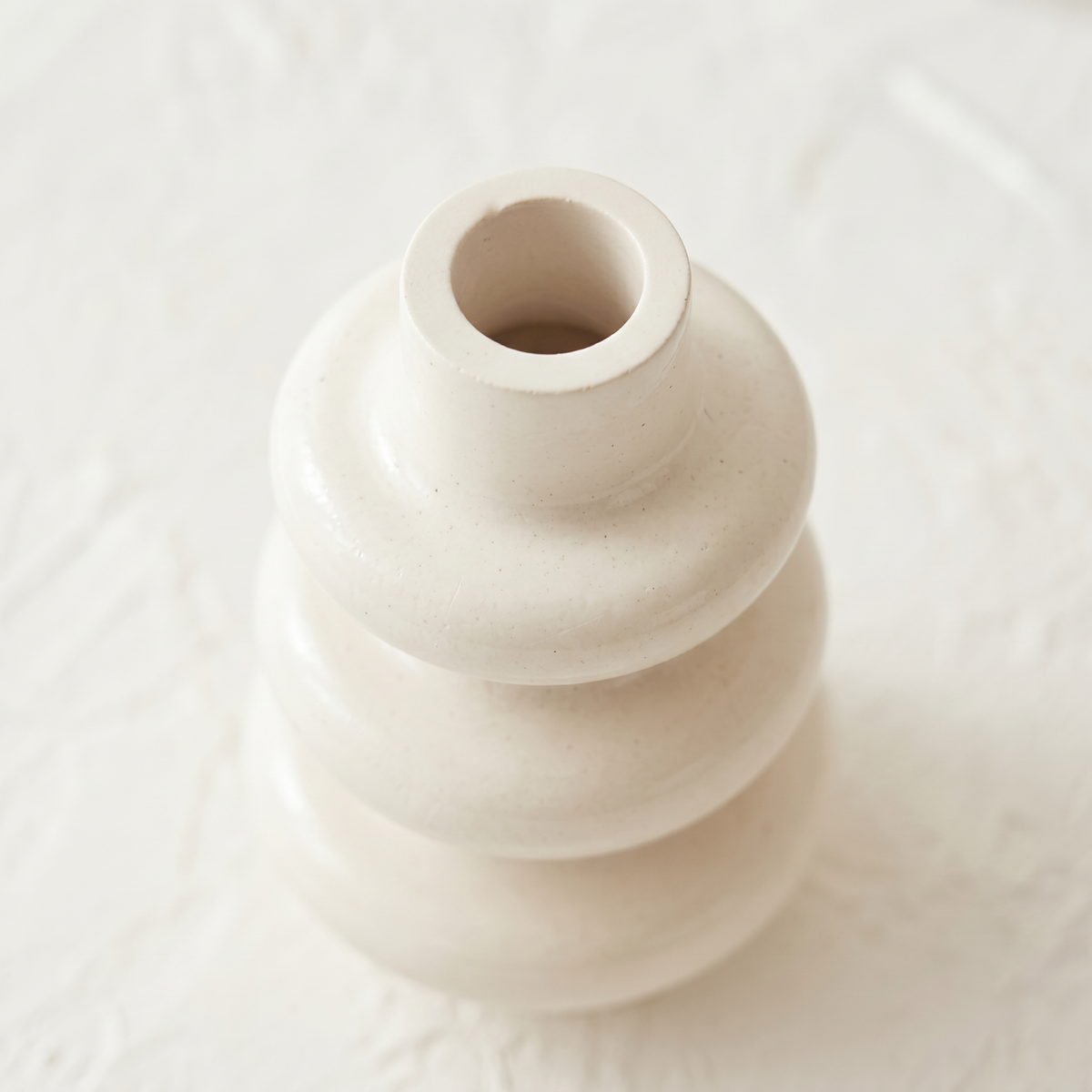 Stacked Bubble 3-Tier Vase
