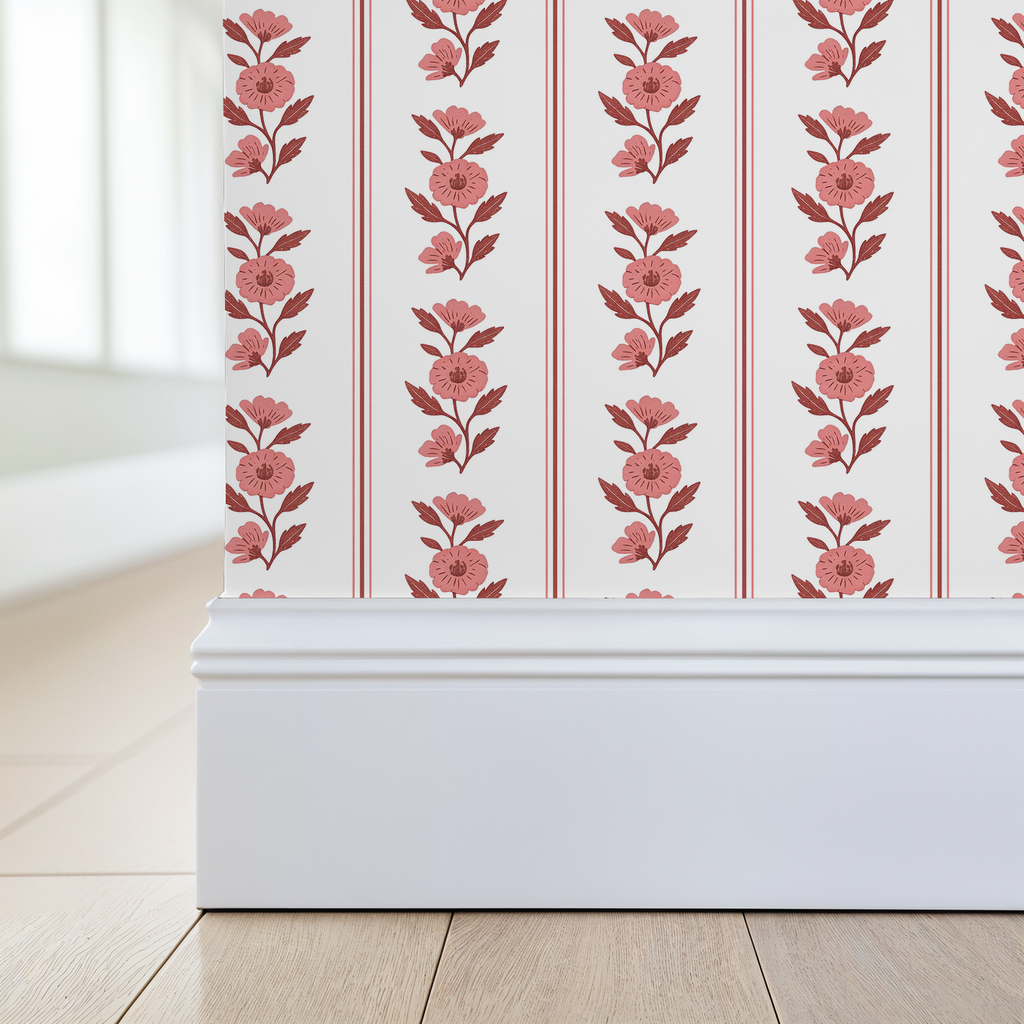 Sweet Josie Stripe (Large) Removable Wallpaper