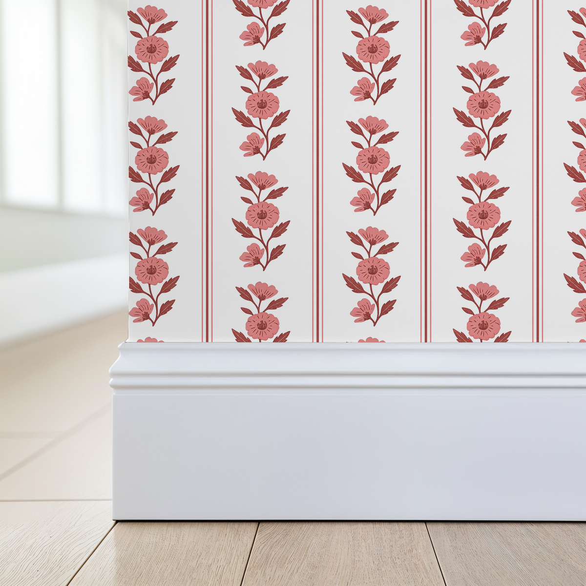 Sweet Josie Stripe (Large) Removable Wallpaper