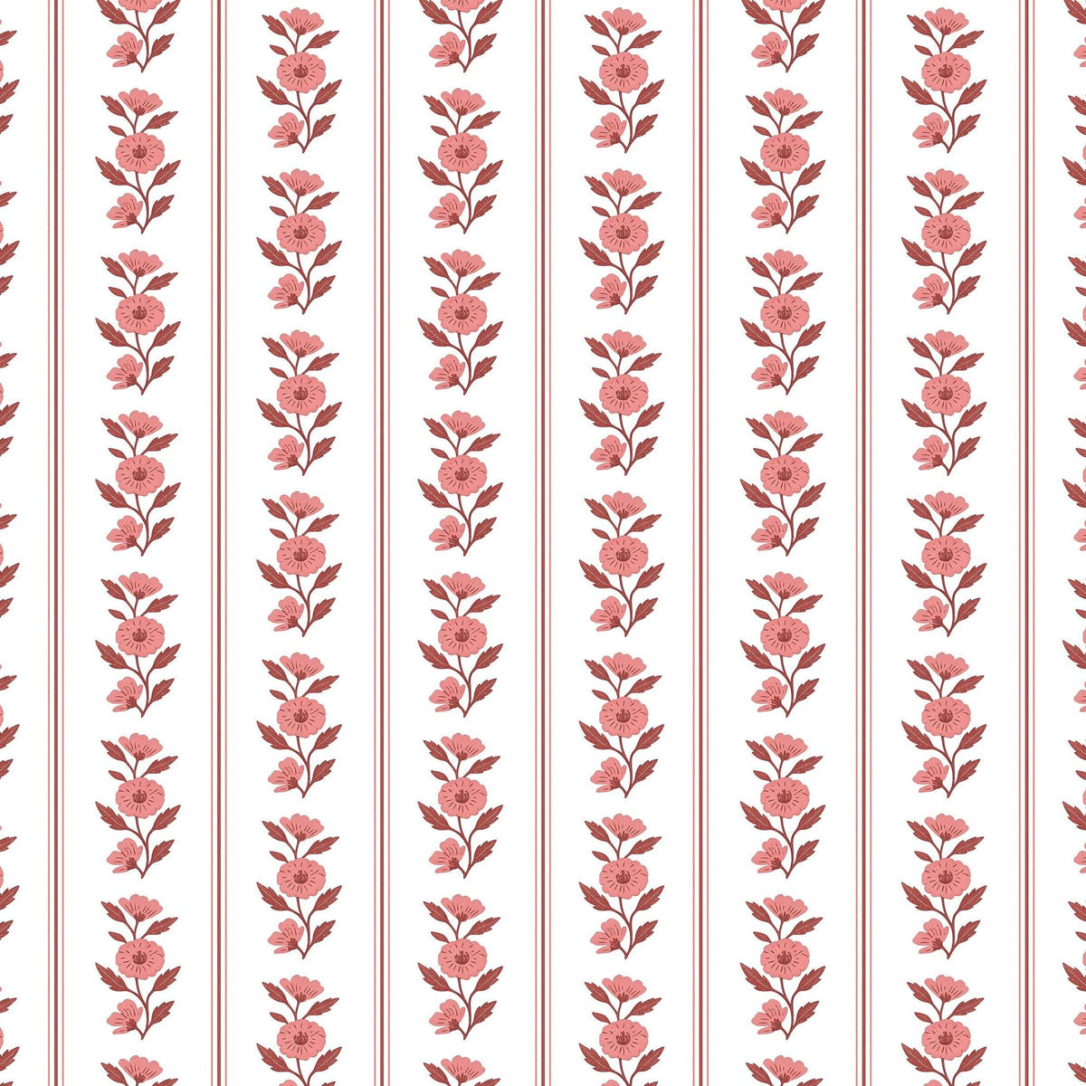 Sweet Josie Stripe (Large) Removable Wallpaper