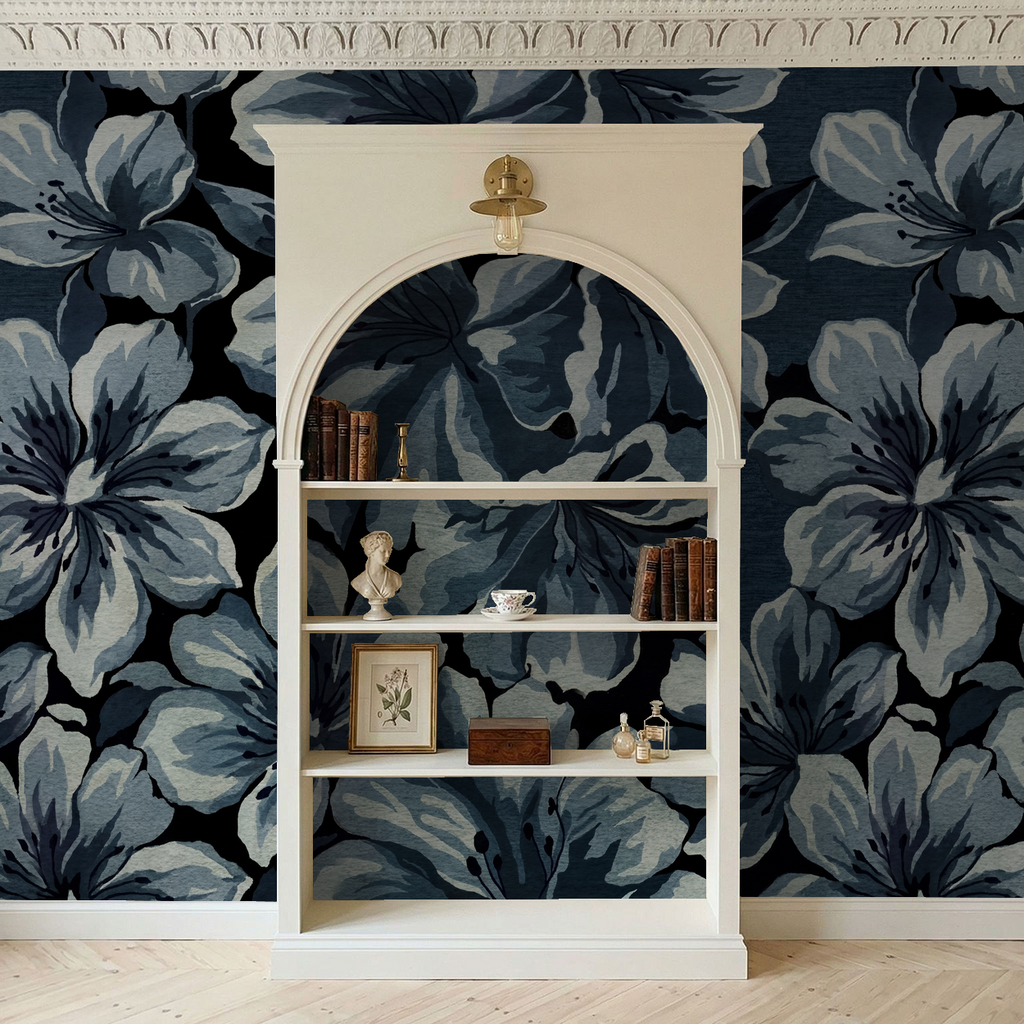 Twilight Blooms Removable Wallpaper